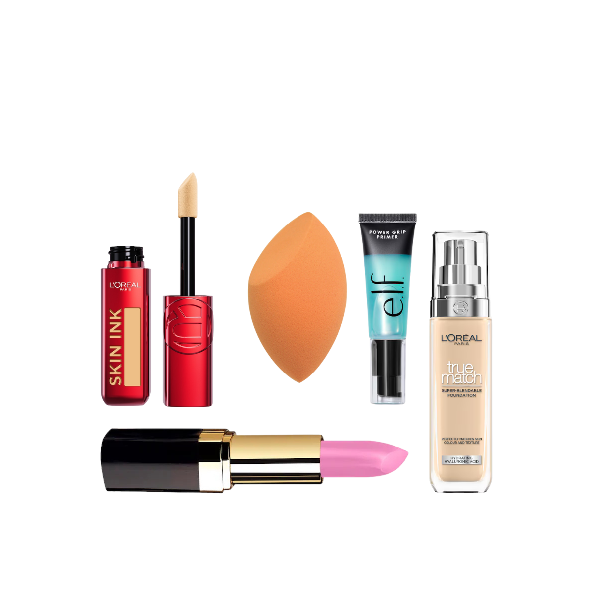 Produse de machiaj – fond de ten, pudre, rujuri, farduri și accesorii