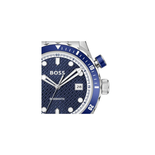 Ceas Bărbătesc HUGO BOSS Bossmatic 1514177, Oțel Inoxidabil, Cadran Albastru