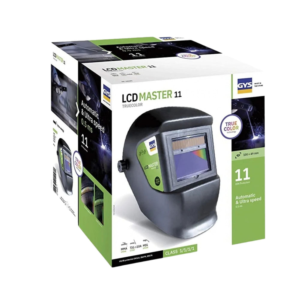 Mască de sudură automată GYS LCD Master 11 True Color DIN 3–11 – Ambalaj deteriorat